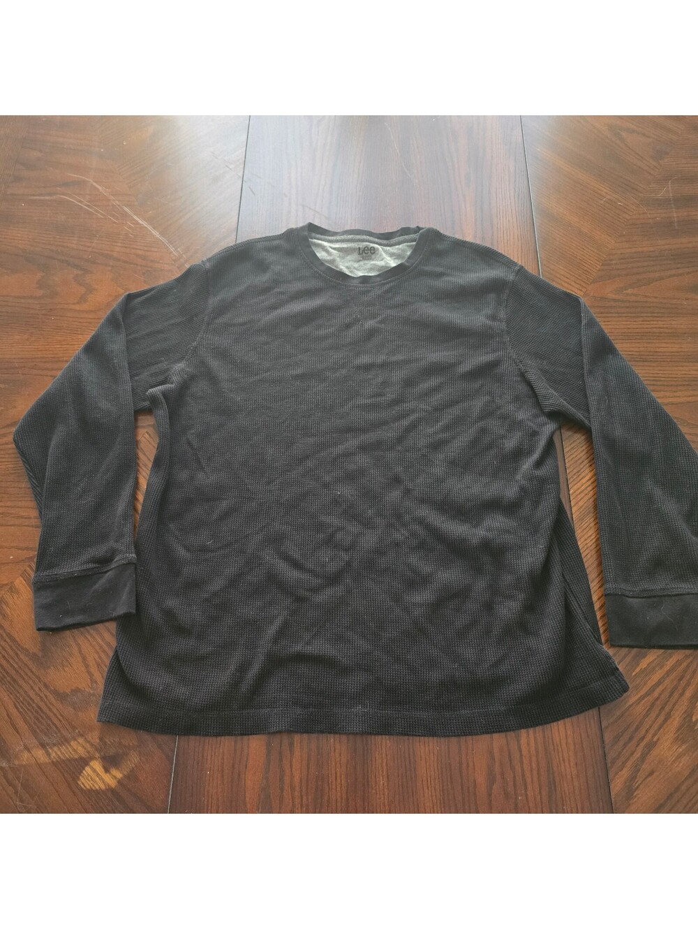 Lee black long sleeve knit top